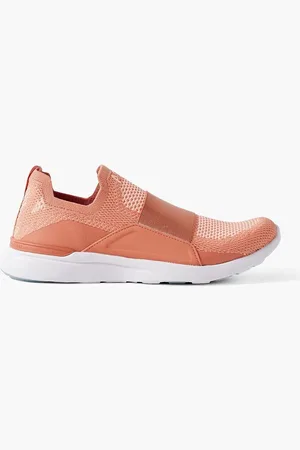 APL Athletic Propulsion Labs TechLoom Bliss mesh and stretch slip-on sneakers - Orange