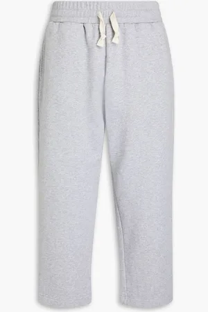 STUDIO NICHOLSON Chapels cotton-fleece sweatpants - Gray