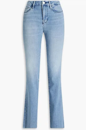 Frame Le Mini Boot mid-rise bootcut jeans - Blue