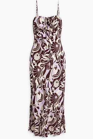 RIXO London Maeve printed crepe midi dress