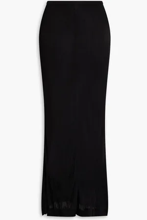 BITE Satin-jersey maxi pencil skirt
