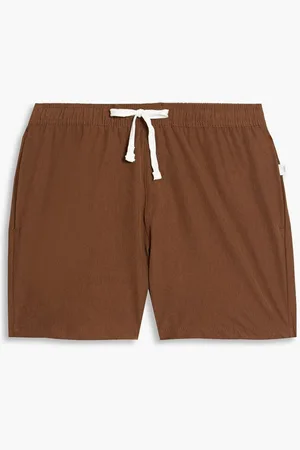 ONIA Land to Water stretch-chambray shorts