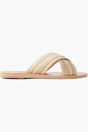 Ancient Greek Sandals Thais raffia sandals