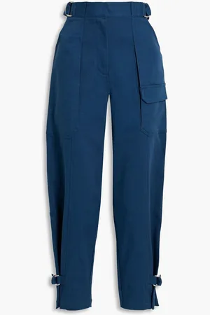 3.1 Phillip Lim Cotton-blend twill cargo pants - Blue