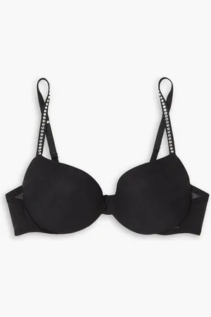 I.D. Sarrieri Nuit Interdit Swarovski crystal-embellished stretch-jersey padded bra
