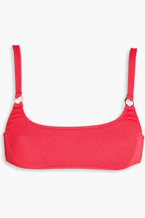 Melissa Odabash Bari ribbed bikini top - Red