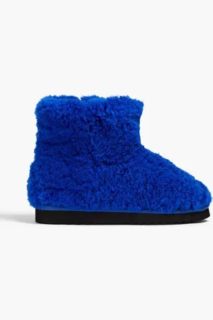 Stand Studio Ryder faux fur ankle boots - Blue