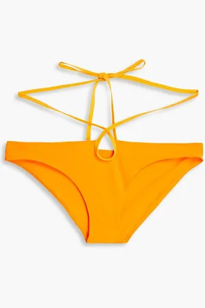 CHRISTOPHER ESBER Looped Tie cutout low-rise bikini briefs - Orange