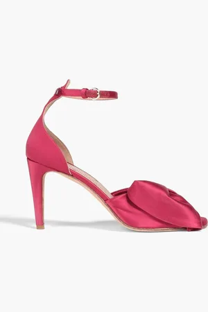 RED(V) Bow-embellished satin sandals - Pink