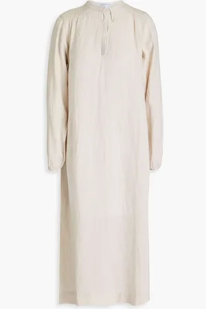 James Perse Linen midi dress - Gray