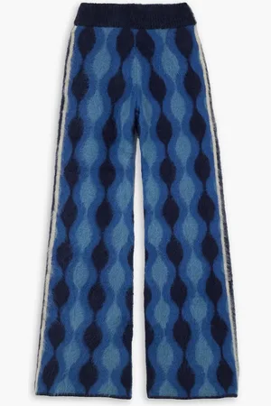 Ahluwalia Intarsia knitted straight-leg pants