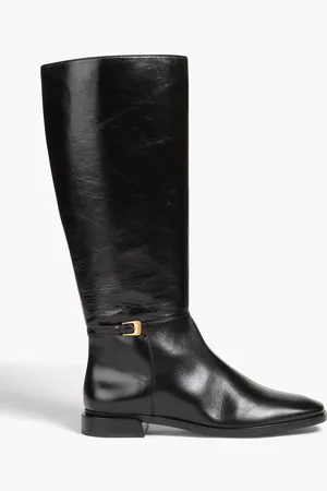 Tory Burch Buckled leather boots