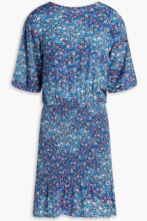 Sandro Cutout floral-print jersey dress