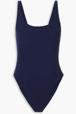The Upside Plie stretch-jersey bodysuit - Blue