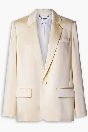 A.L.C. Axel satin-crepe blazer - Pink