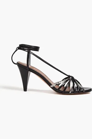 Bash Chiara knotted leather sandals