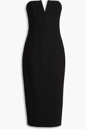 VERONICA BEARD Nabi strapless crepe midi dress
