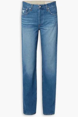 RAG&BONE Piper low-rise straight-leg jeans - Blue