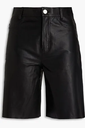 Frame Leather shorts