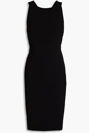 Moschino Cutout crepe dress
