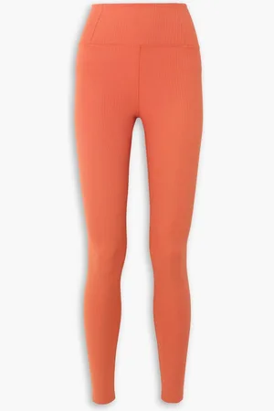 GIRLFRIEND COLLECTIVE Ribbed stretch leggings - Orange