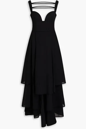 A.W.A.K.E. MODE Layered wool-blend midi dress