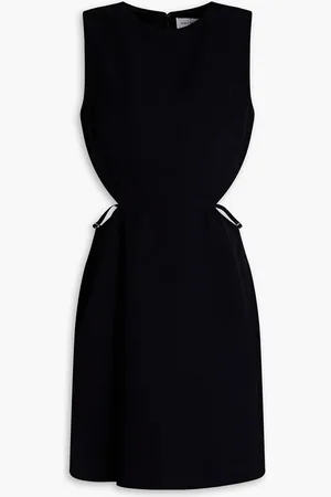 Halston Heritage Brynn cutout crepe mini dress