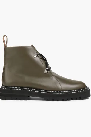 ATP Atelier Cozzana leather ankle boots - Green