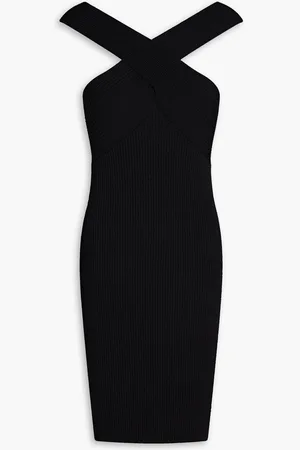 AUTUMN CASHMERE Ribbed-knit mini dress
