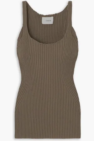 CAES Ribbed ECOVERO-blend tank - Neutral