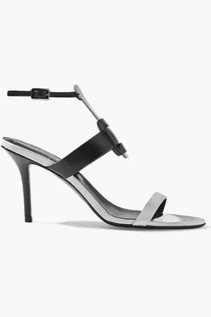 Roger Vivier Two-tone leather sandals - Gray