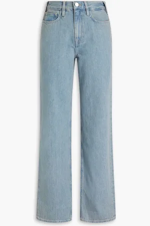 Frame Le Jane high-rise straight-leg jeans - Blue