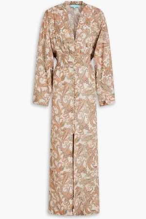Melissa Odabash Desire paisley-print voile maxi dress - Neutral