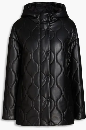 Stand Studio Everlee quilted faux leather jacket
