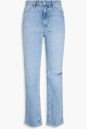 Paige Noella high-rise straight-leg jeans - Blue