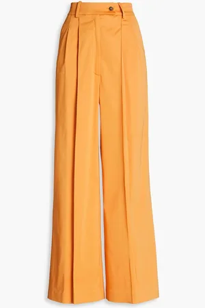 Loulou Studio Lehen pleated satin wide-leg pants