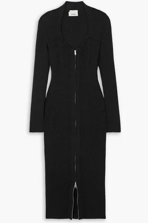 Isabel Marant Zael ribbed wool-blend midi dress