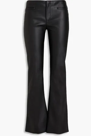 Serafini Faux leather flared pants