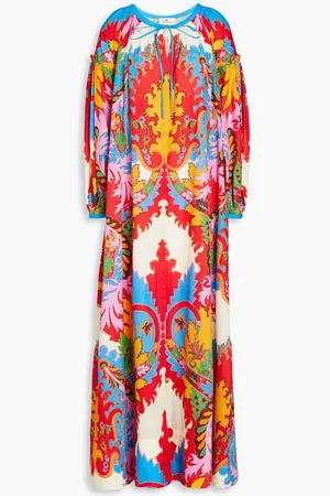 Etro Paisley-print cotton and silk-blend maxi dress