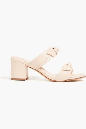 ALEXANDRE BIRMAN Clarita 60 bow-detailed mules - Pink