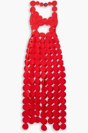 A.W.A.K.E. MODE Cutout crepe maxi dress