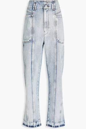 Marant Etoile Tess faded boyfriend jeans - Blue