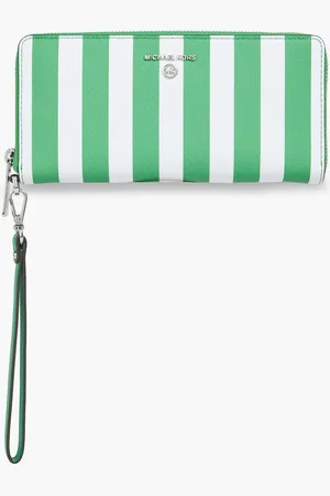 Michael Kors Striped faux leather wallet