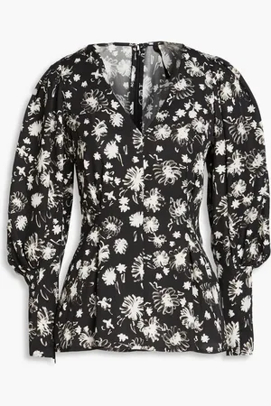 MOTHER OF PEARL Rosie floral-print TENCEL™ Lyocell-twill top