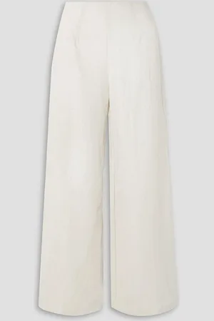 FAITHFULL THE BRAND Ottavio linen wide-leg pants - White