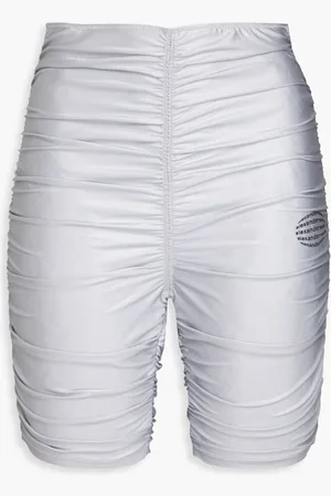 Alexander Wang Ruched stretch-jersey shorts