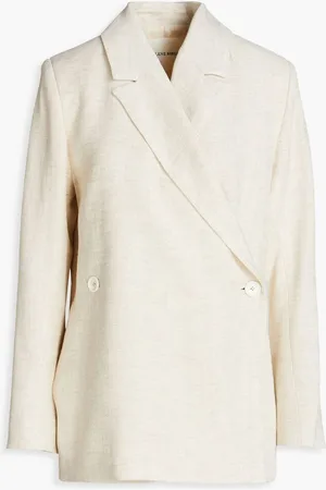 By Malene Birger Ayvilo double-breasted canvas blazer - White