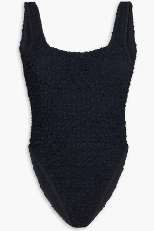 Mara Hoffman Isa popcorn swimsuit - Blue