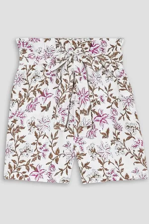 Cubus Lucia floral-print linen shorts