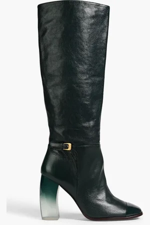 Tory Burch Leather knee boots - Green